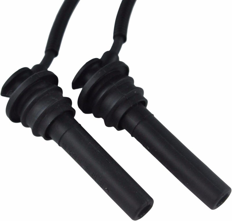 Quad Logic Polaris Ranger RZR General 900 1000 Spark Plug Caps & Wires 4014033 4014032 Set of 2 - Image 2